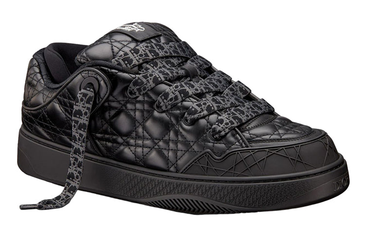 DIOR B9S Skater Erl Black Quilted Cannage Calfskin