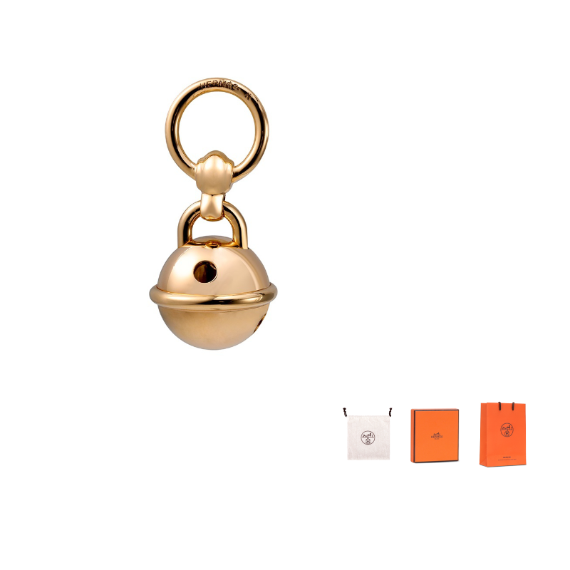 HERMES Metal Pendants Women's Brown