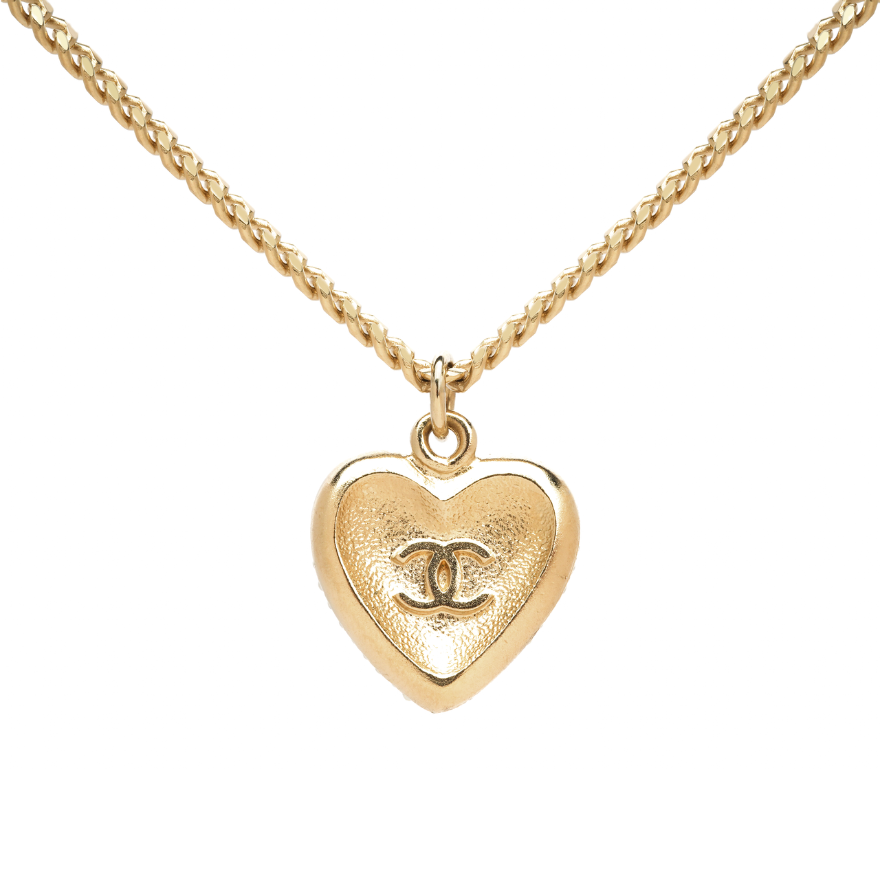 CHANEL Necklaces Women's Gold
