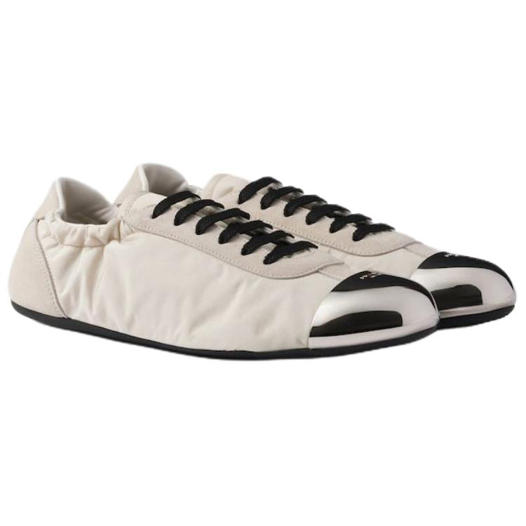 PRADA Re Nylon Low Top Casual Shoes Women's White