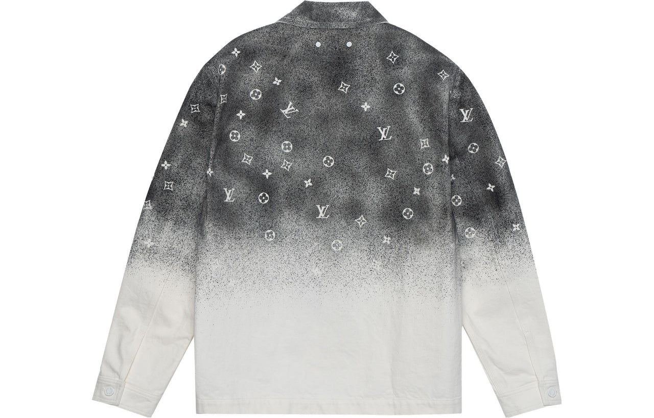 LOUIS VUITTON SS22 Men Starry Sky Sleeve Shirt Grey