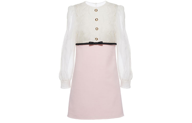 MIU MIU Long Sleeved Dress Women's Pink
