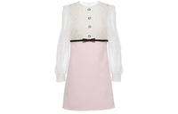 MIU MIU Long Sleeved Dress Women's Pink