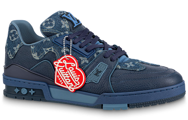 LOUIS VUITTON X Nigo Lv Trainers 'Blue Denim'