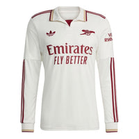 adidas Arsenal 2025/2026 Long Sleeve Third Kit 'Cloud White Burgundy' JI9524