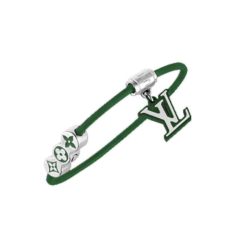 LOUIS VUITTON Leather Bracelets Women's Green