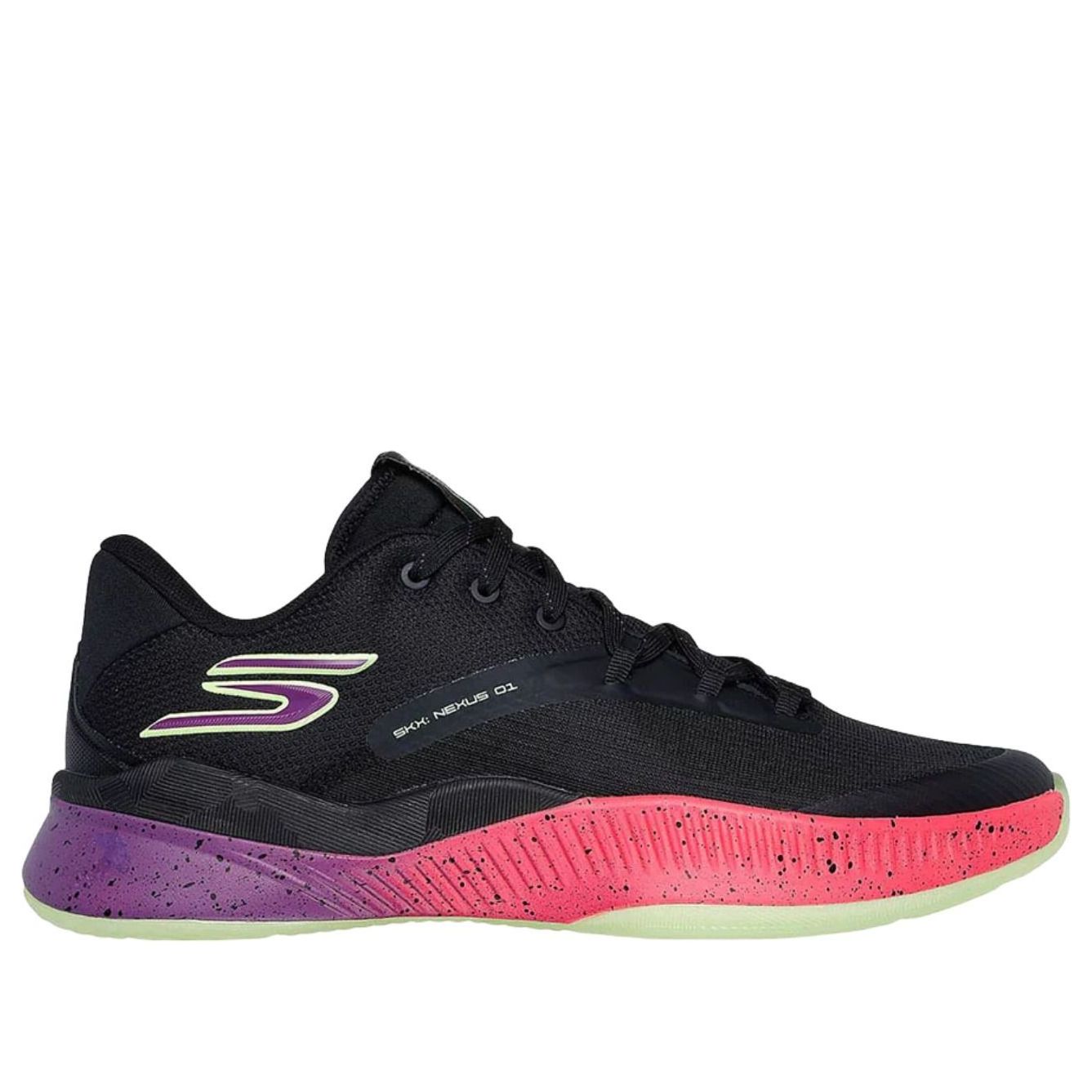 Skechers SKX Nexus 'Black Purple Pink' 253015-BPPK