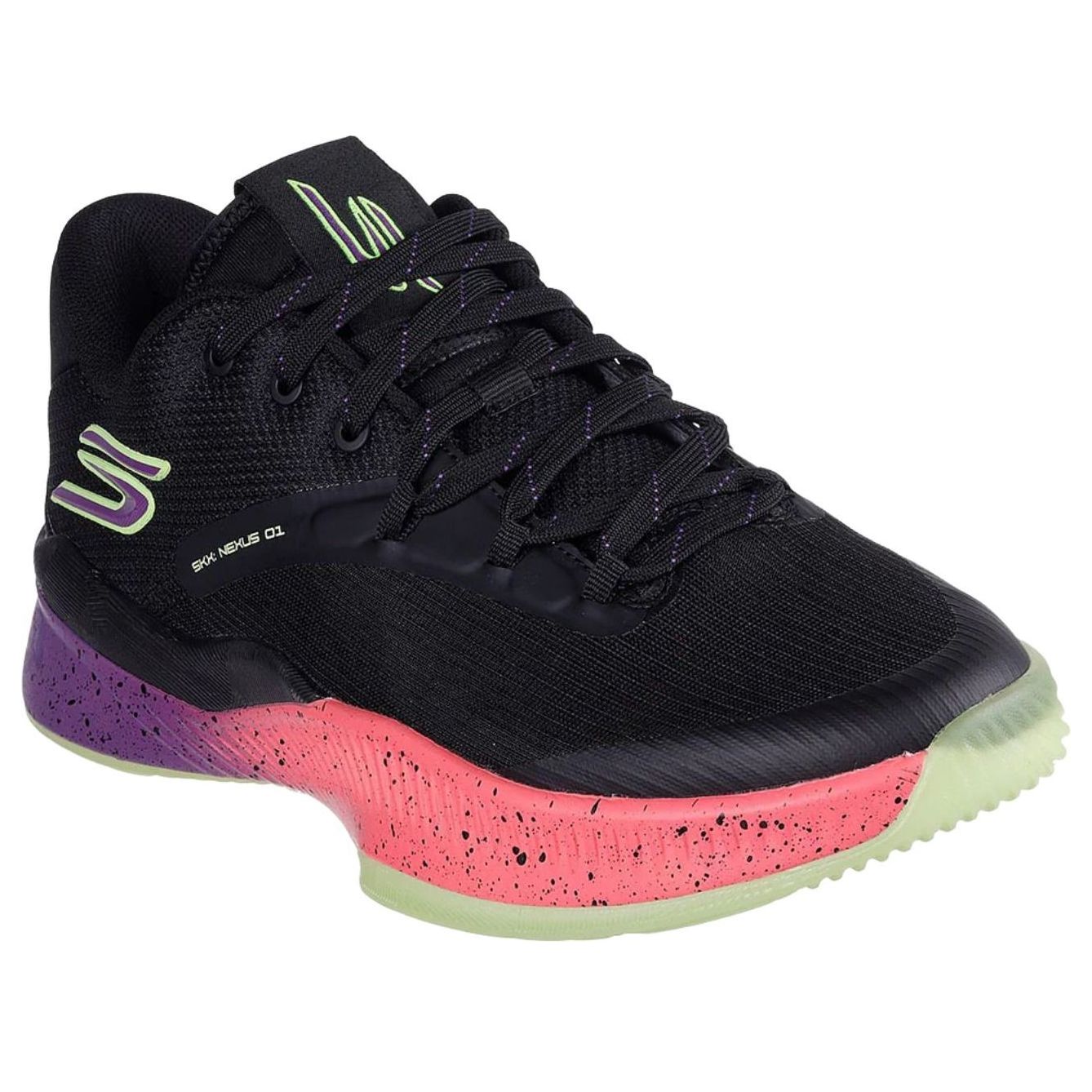 Skechers SKX Nexus 'Black Purple Pink' 253015-BPPK