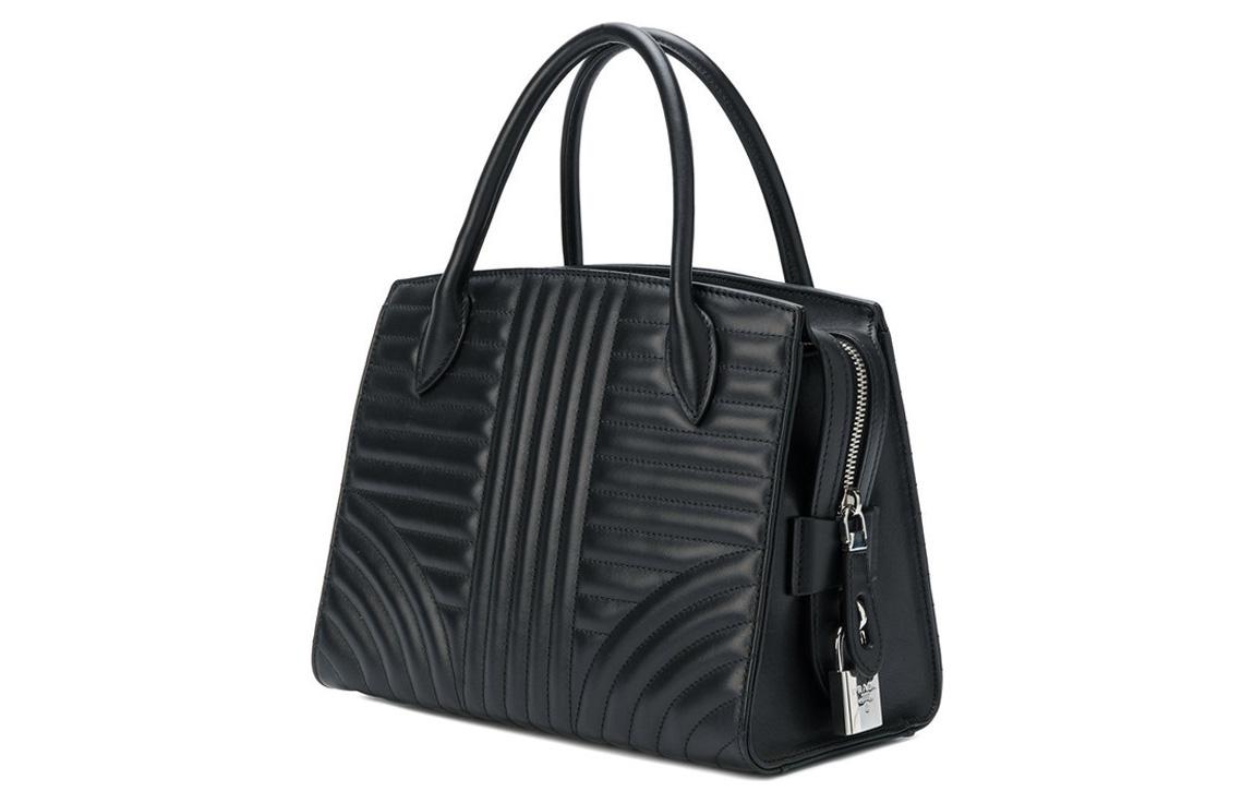 PRADA Calfskin One Shoulder Handbags Women's Black