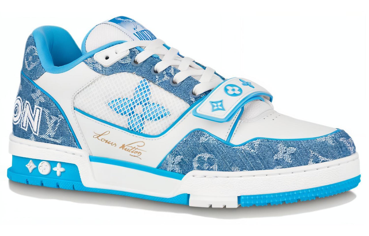LOUIS VUITTON Lv Trainer 'Monogram Denim Blue'