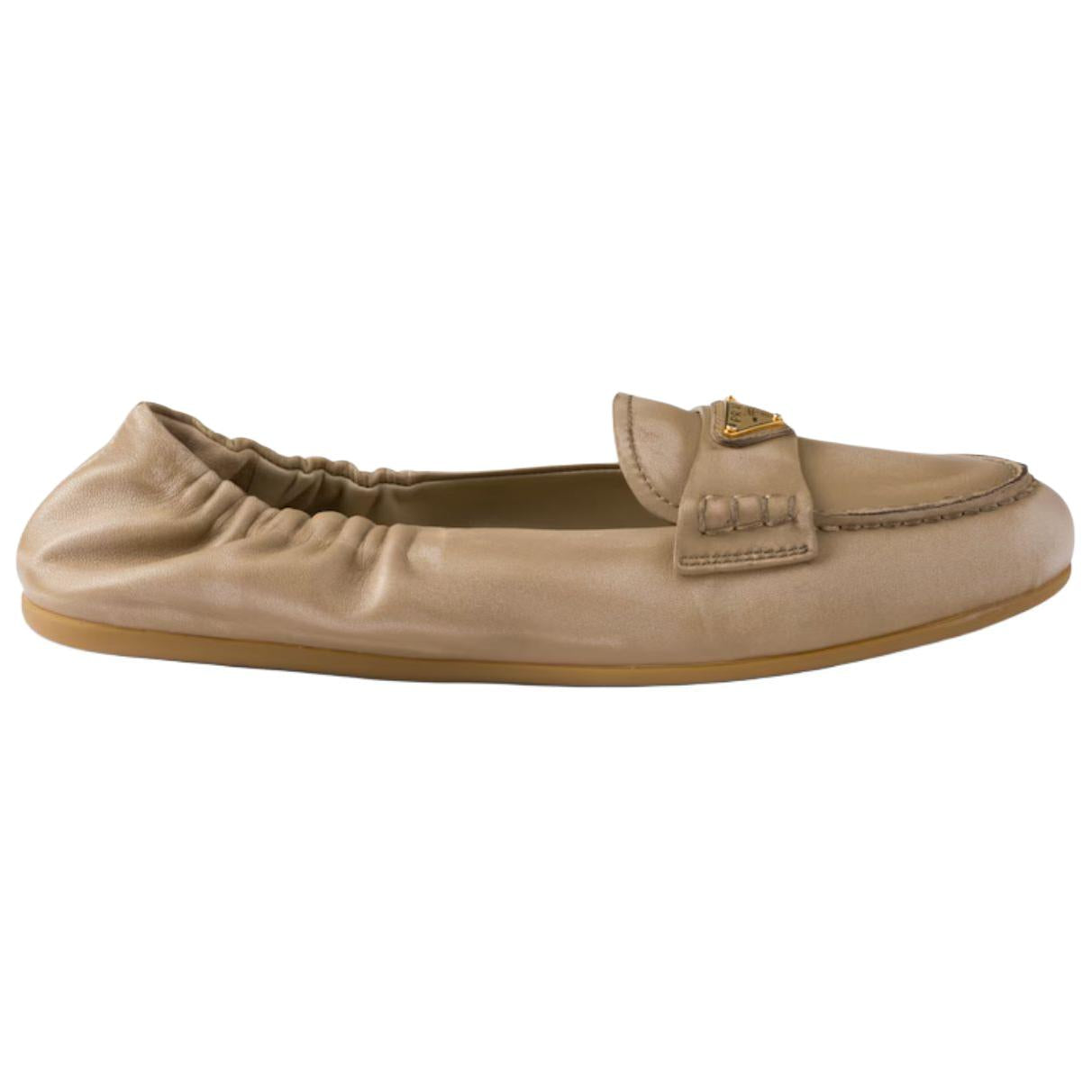 PRADA Casual Single Shoes Women's Sandy Umber