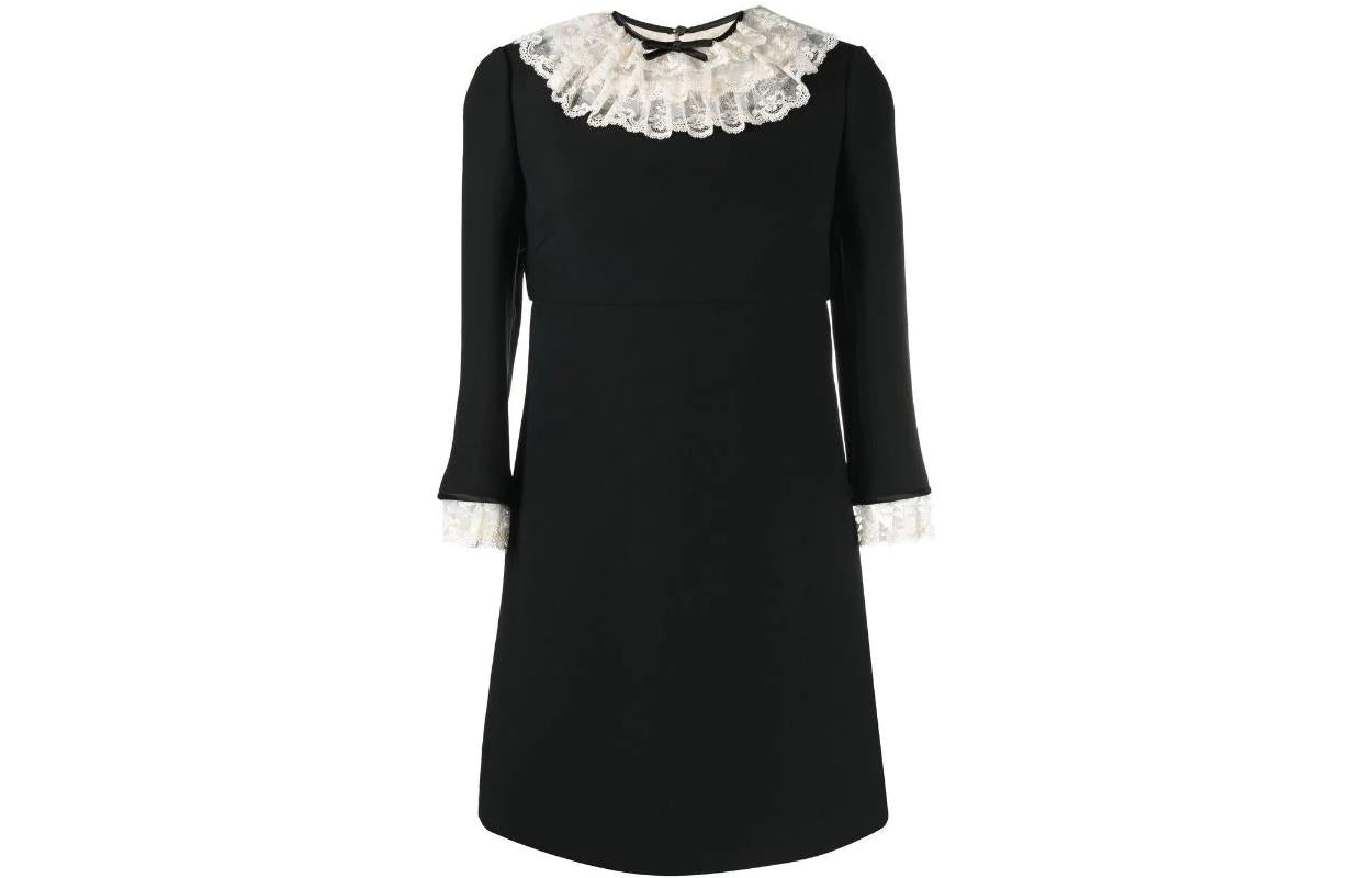 MIU MIU Long Sleeved Dresses Women's Black