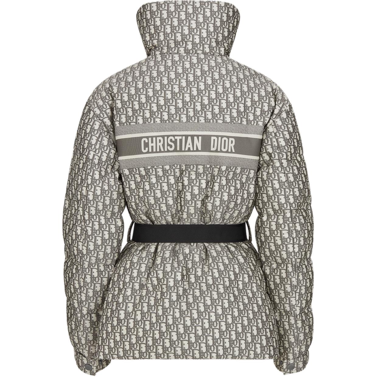 DIOR FW24 Puffer Jacket Women's Gray