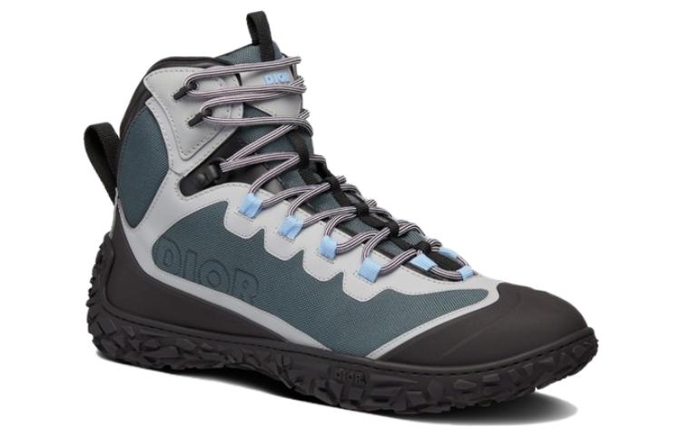 DIOR Diorizon Short Outdoor Boots Men's Green Gray