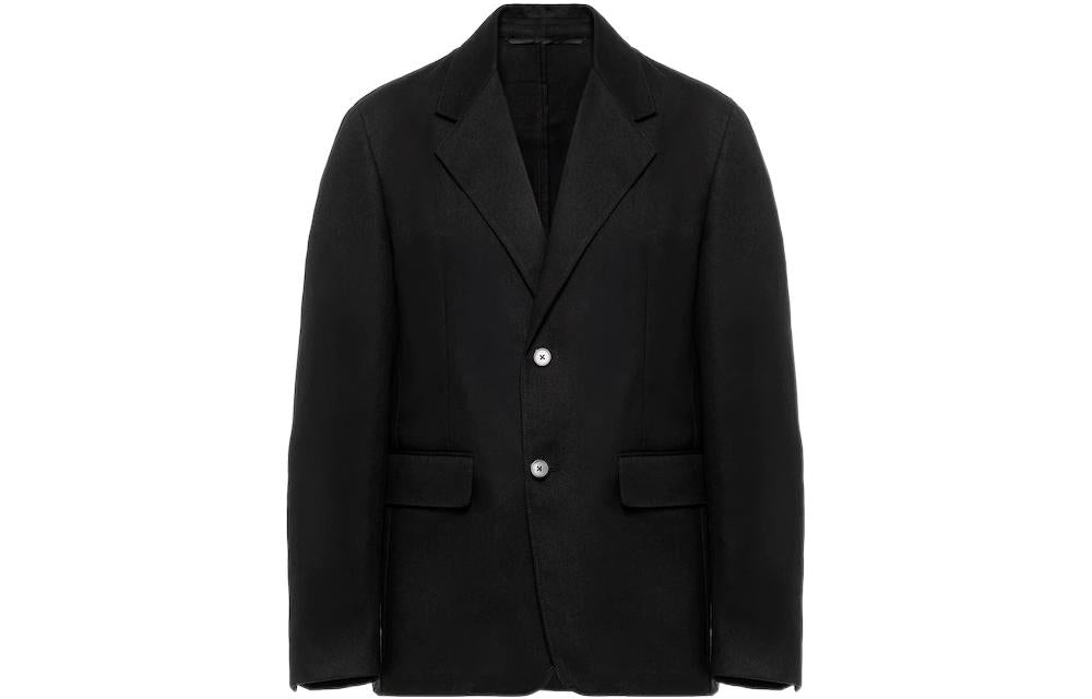 PRADA SS22 Business Suit Coat Men's Black