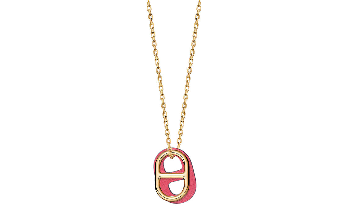 HERMES O'Maillon Gold-Plated Necklaces Women's