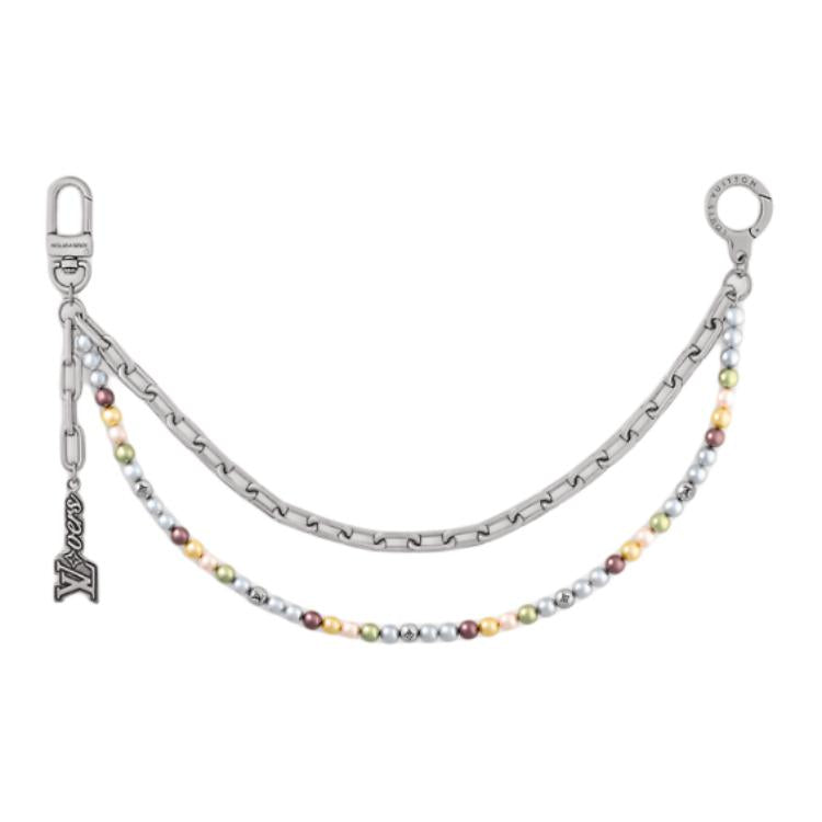 LOUIS VUITTON Pearls Chain Belt And Bag Charm