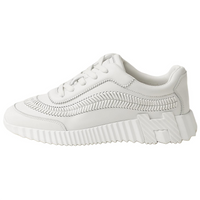 HERMES Bouncing Low-Top Casual Shoes Women's White
