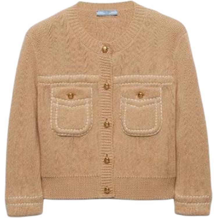 PRADA Jackets Coats Women's Light Beige