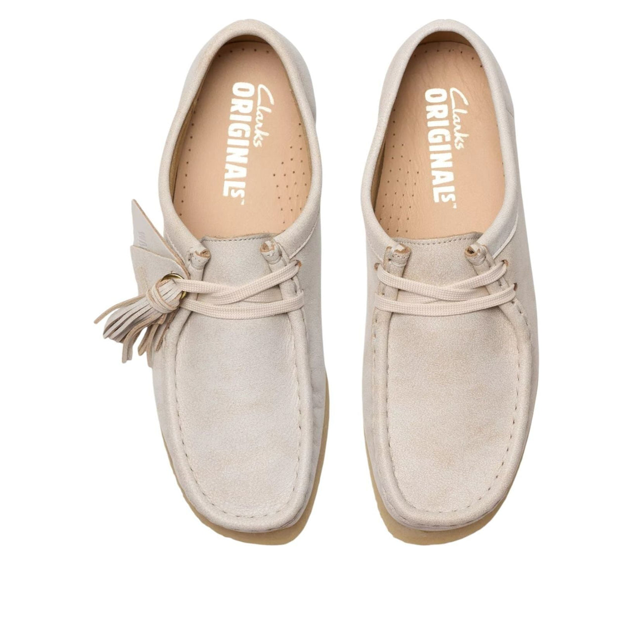 (WMNS) Clarks Wallabee 'White' 26181115