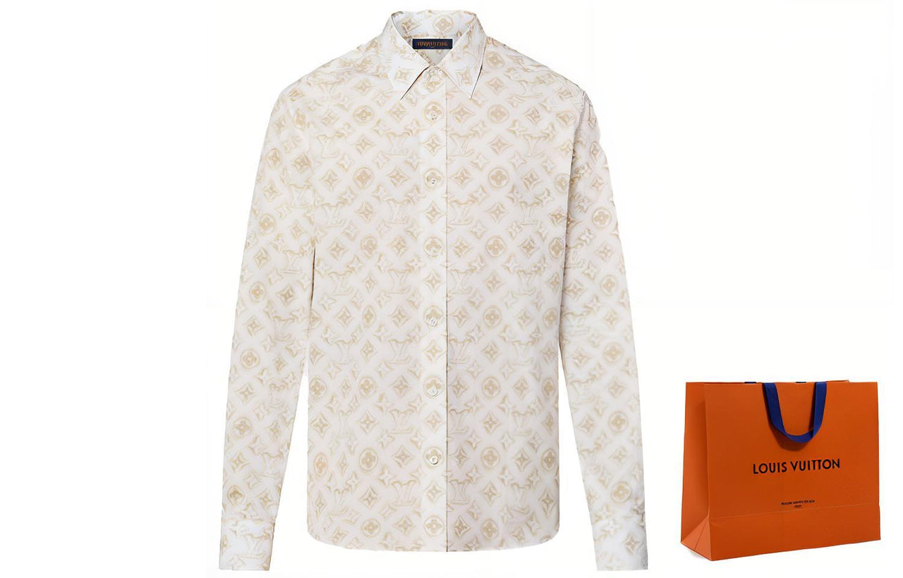 LOUIS VUITTON Shirt Men's Beige