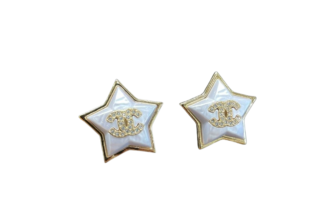 CHANEL Stud Earrings Women's