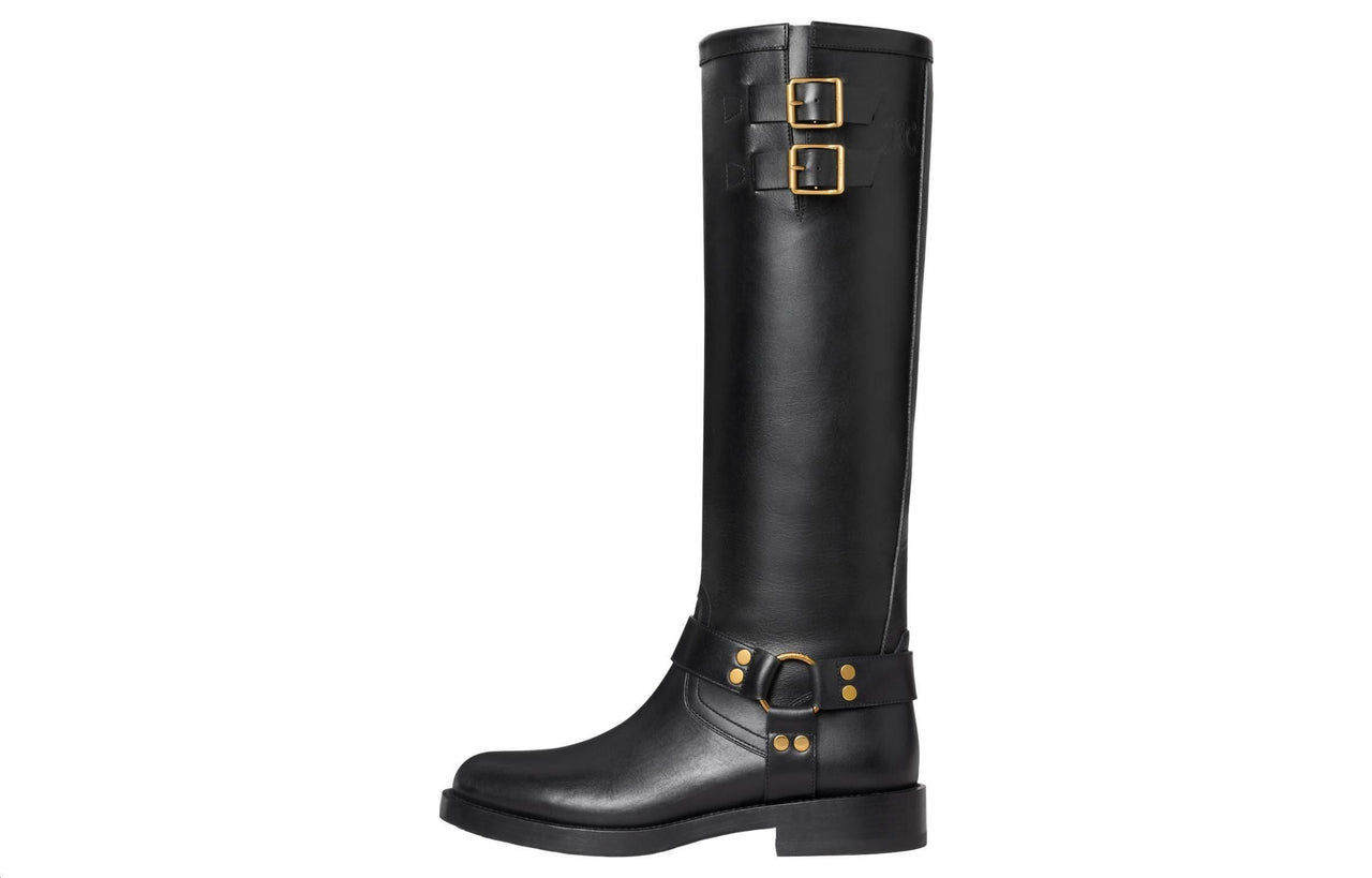 CELINE Knee-high Boots 3.5cm Women's Black