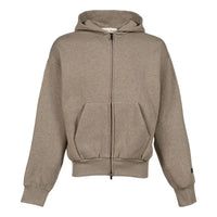 Fear of God Essentials 25FW Fleece Hood Zip Up 'Homestead Heather' 192AS252072F