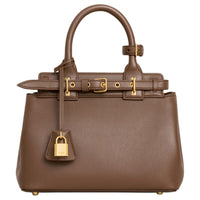 CELINE Soft Cow Leather Tote Bag, Shopping Bag, Shoulder Bag, Crossbody Bag, Handbag Women's Shiny Brown
