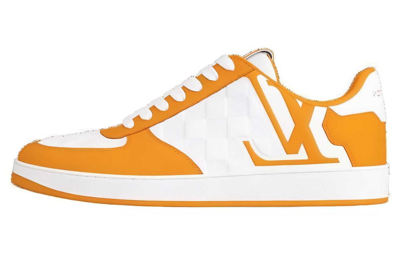 LOUIS VUITTON Low-Top Skateboard Shoes Men's Yellow
