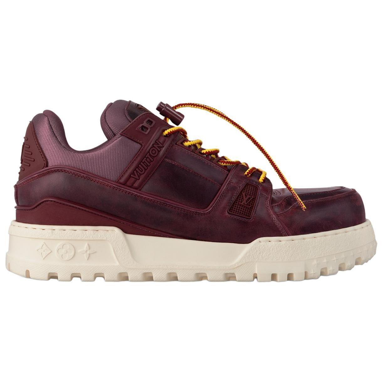 LOUIS VUITTON Trainer Maxi Low-Top Casual Shoes Men's Red
