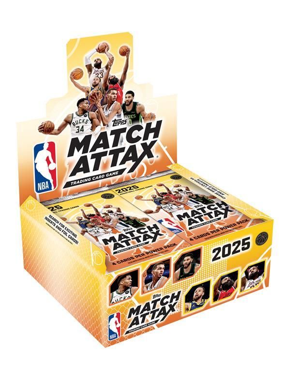 Topps Match Attax Basketball 25-26 NBA Power Pack Box 6937187407619