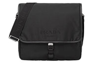 PRADA Nylon Messenger Bag Crossbody Bag Shoulder Bag Men's Black