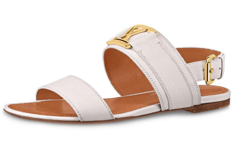 LOUIS VUITTON Horizon Flat Sandals 'White' Women's