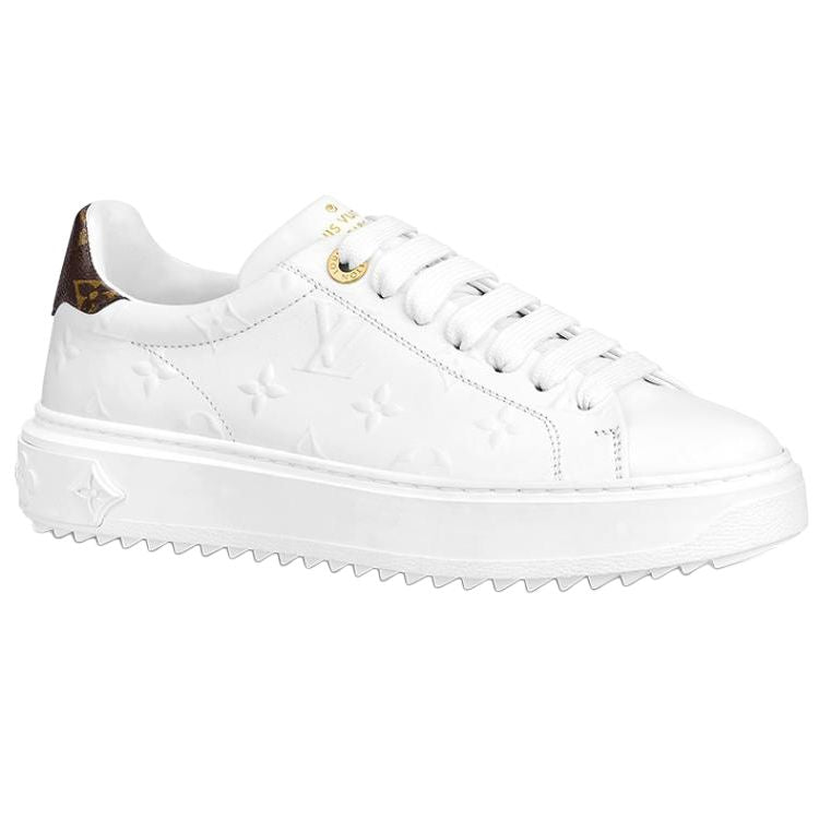 LOUIS VUITTON Time Out Sneakers 'White Monogram' Women's