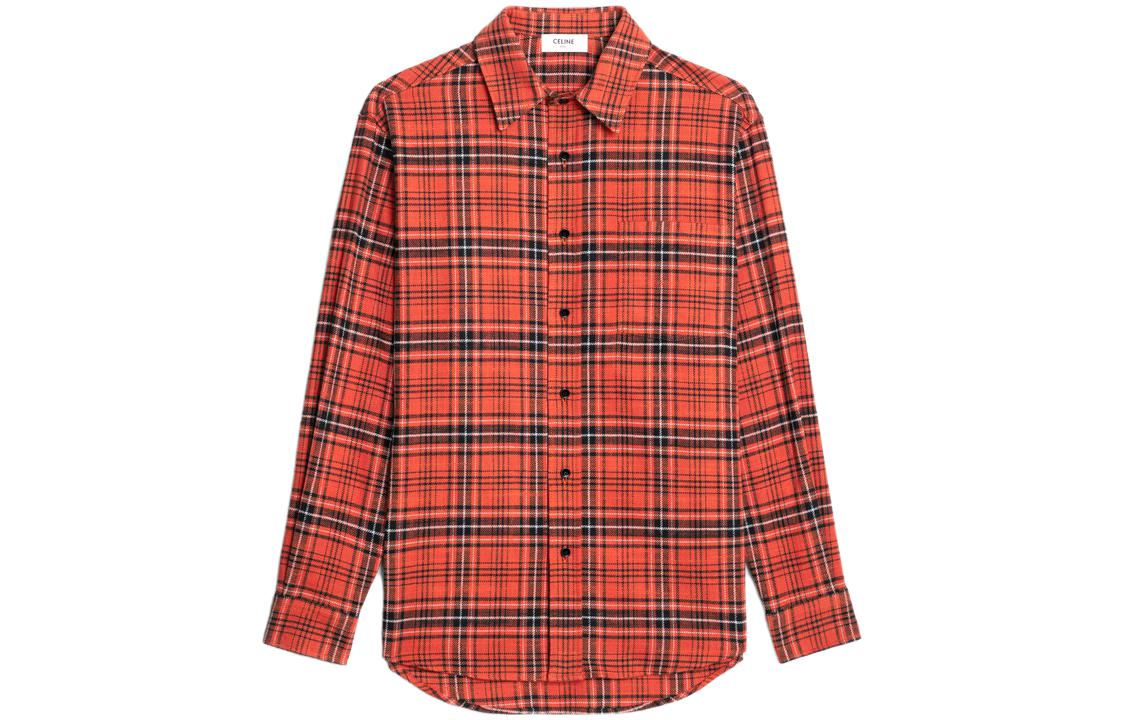 CELINE Shirts Men Orange