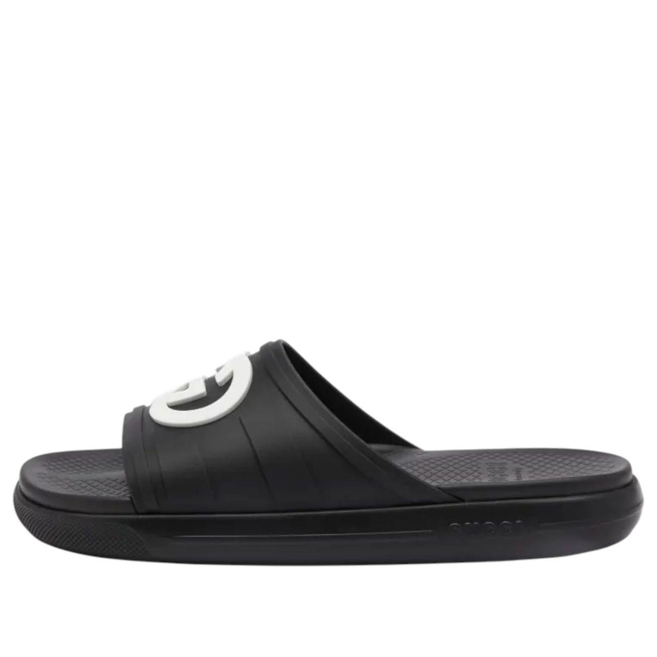 Gucci Interlocking G Slide 'Black White' 780296-J8700-1014