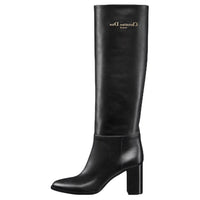 DIOR D Town Knee high Boots 8cm Women's Black