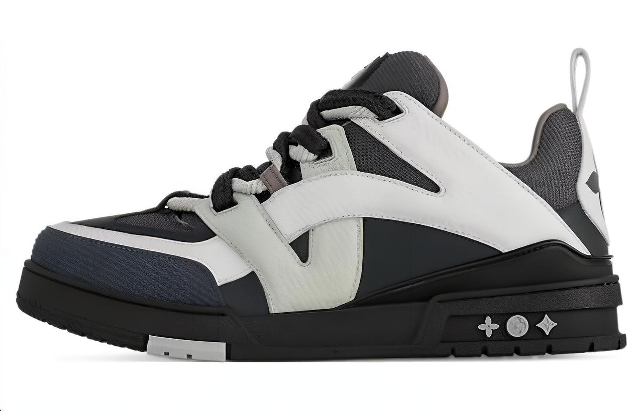 LOUIS VUITTON Skate Low Sneakers Black White