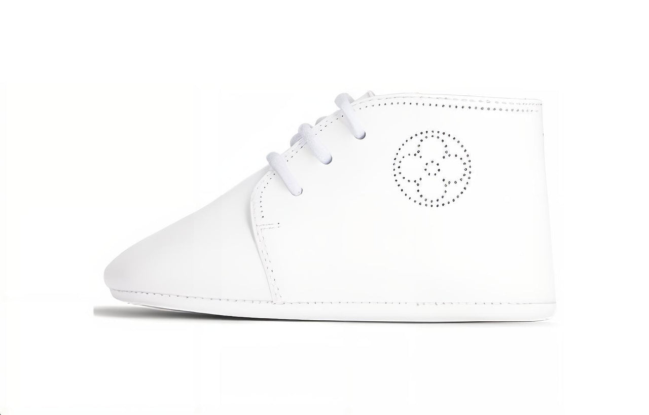 LOUIS VUITTON Low Top Pre Walking Baby Shoes White Infant And Toddler