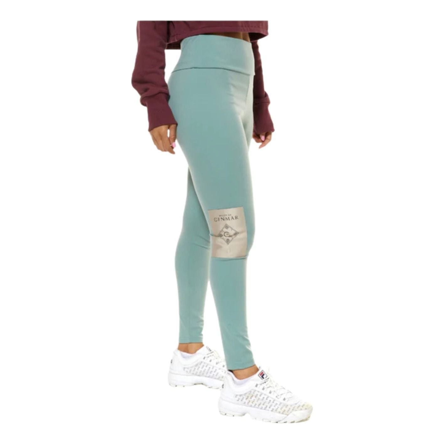 (WMNS) House of Cenmar Activewear Leggings 'Light Blue' HOC-BUL
