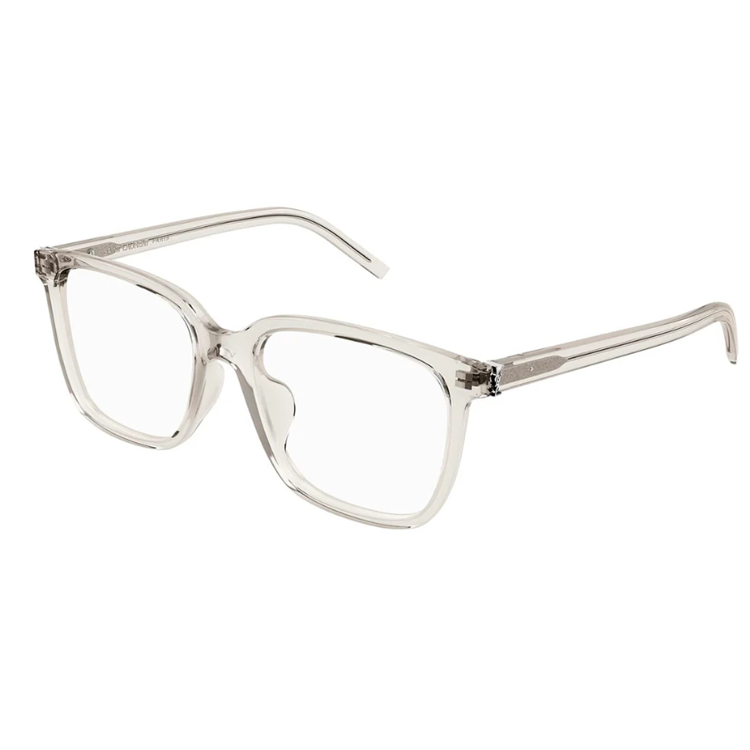 SAINT LAURENT Acetate Square Eyeglass Frames Women's Transparent