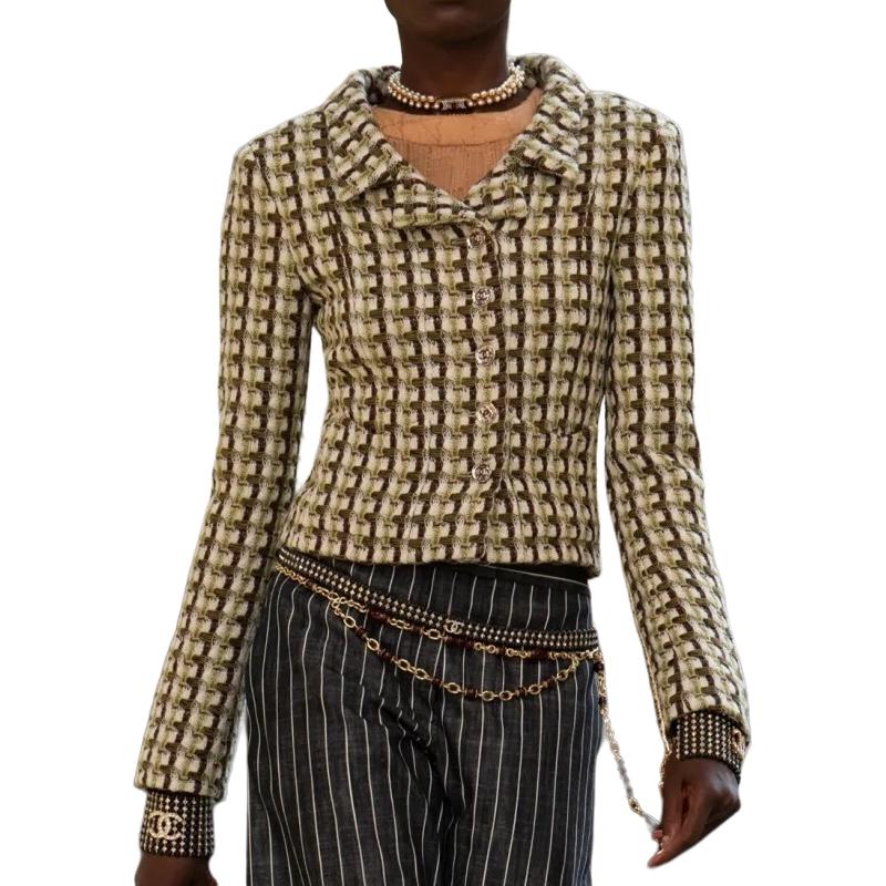 CHANEL SS23 Jackets Coats Women's Yellow