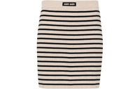 MIU MIU Striped Knitted Mini Skirt