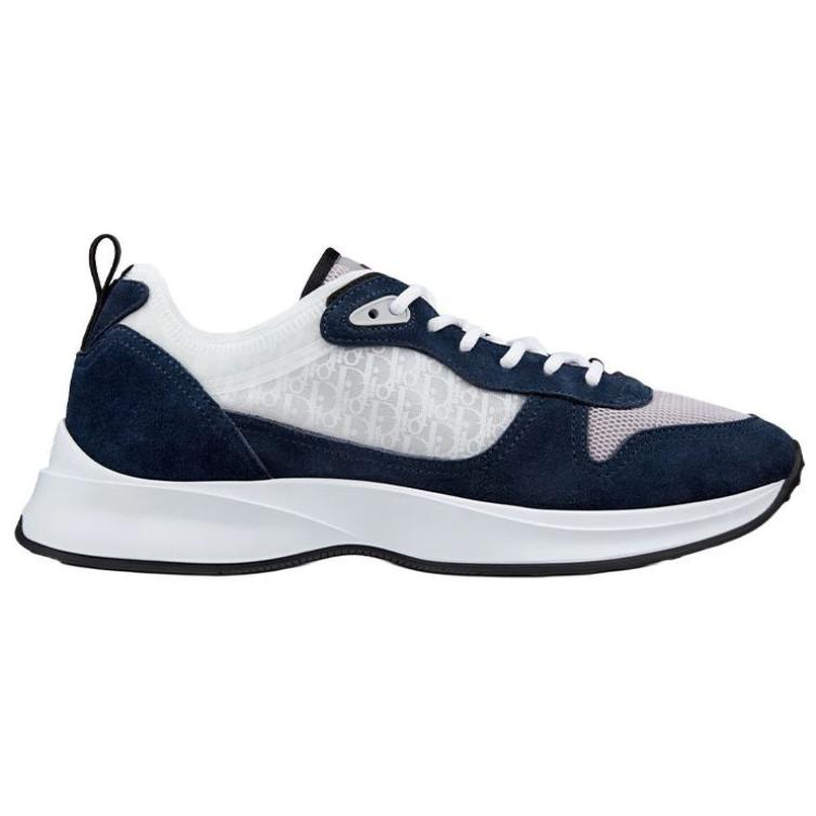 DIOR B25 Runner Navy Oblique Suede