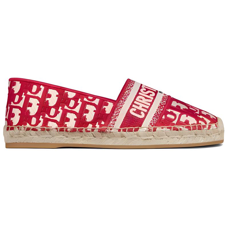 DIOR Granville Casual Single Shoes Women's Red