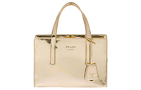 PRADA Re-Edition Leather Tote Bag Shopping Bag Shoulder Bag Crossbody Bag Handbag Mini Women's Gold