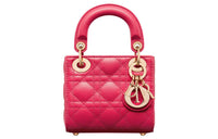 DIOR Lady Dior Sheepskin Dior Bag Shoulder Bag Crossbody Bag Handbag Mini Women's Pink