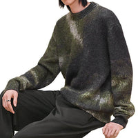 HERMES Cashmere Sweater Men's Gray Green