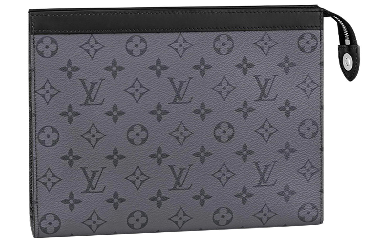 LOUIS VUITTON Pochette Voyage Monogram Eclipse Reverse Mm Gray